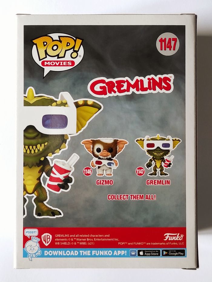 Funko POP Gremlin Lunettes 3-D #1147 - Gremlins - Figurine Vinyle - photo numéro 3