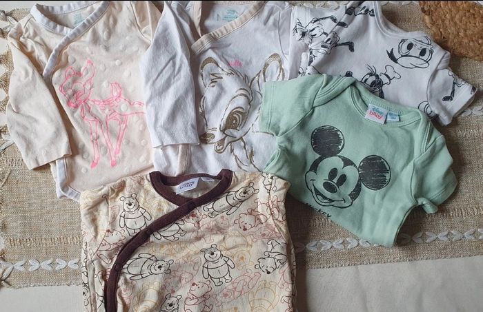 Lot de 5 bodies 3 mois