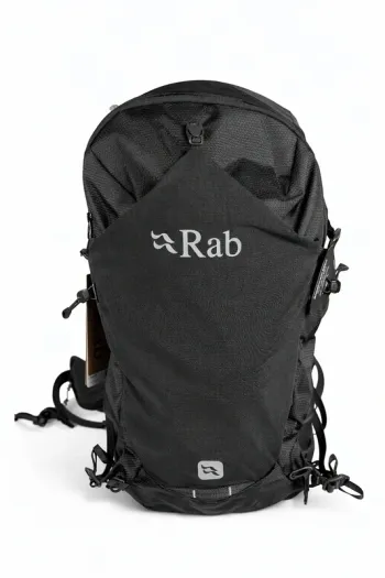 Sac à dos Rab neuf avec étiquette randonnée trekking trail noir léger respirant Neuf avec étiquette·