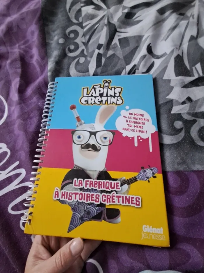 Livre enfants lapin cretin