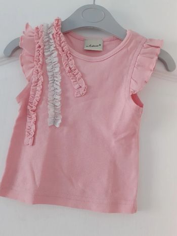 Tee-shirt sans manche fille 2 ans