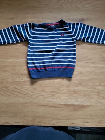 Pull rayé