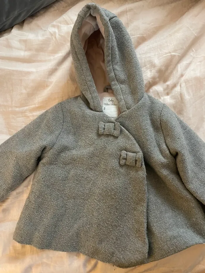Manteau vertbaudet gris 2 ans