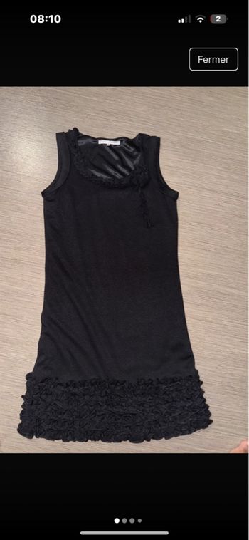 Robe épaisse noir patrick breal taille 36