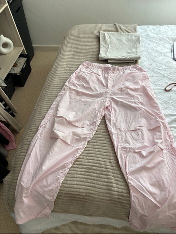 Pantalon parachute rose clair Pimkie - Taille L
