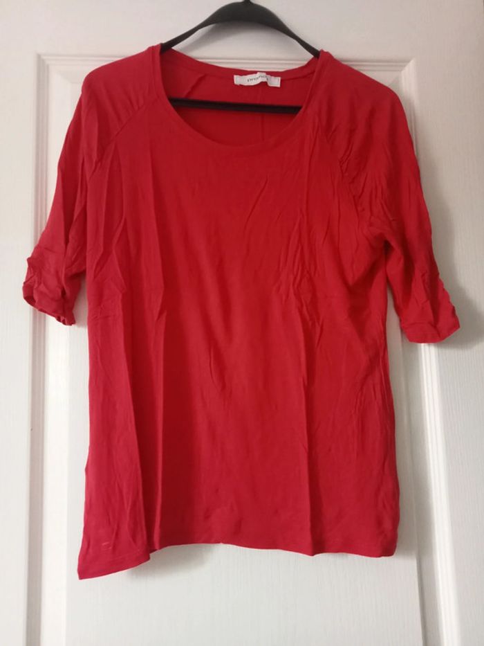 tee-shirt promod taille M manches 3/4
