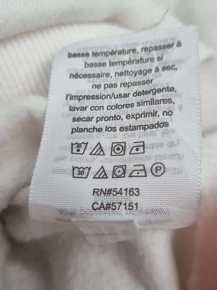 Sweat Tommy Hilfiger blanc – Taille XL Femmes (mesures en photos) - photo numéro 7