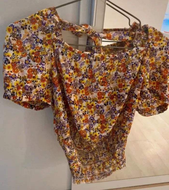 🌸 Top fleuri Cache Cache – Taille 38 – Neuf - photo numéro 6