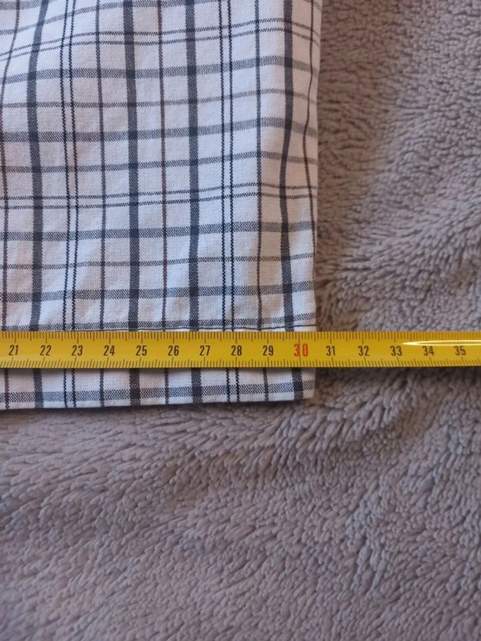 Short Oversized Dickies Vintage Blanc à carreaux (n°13) - photo numéro 4