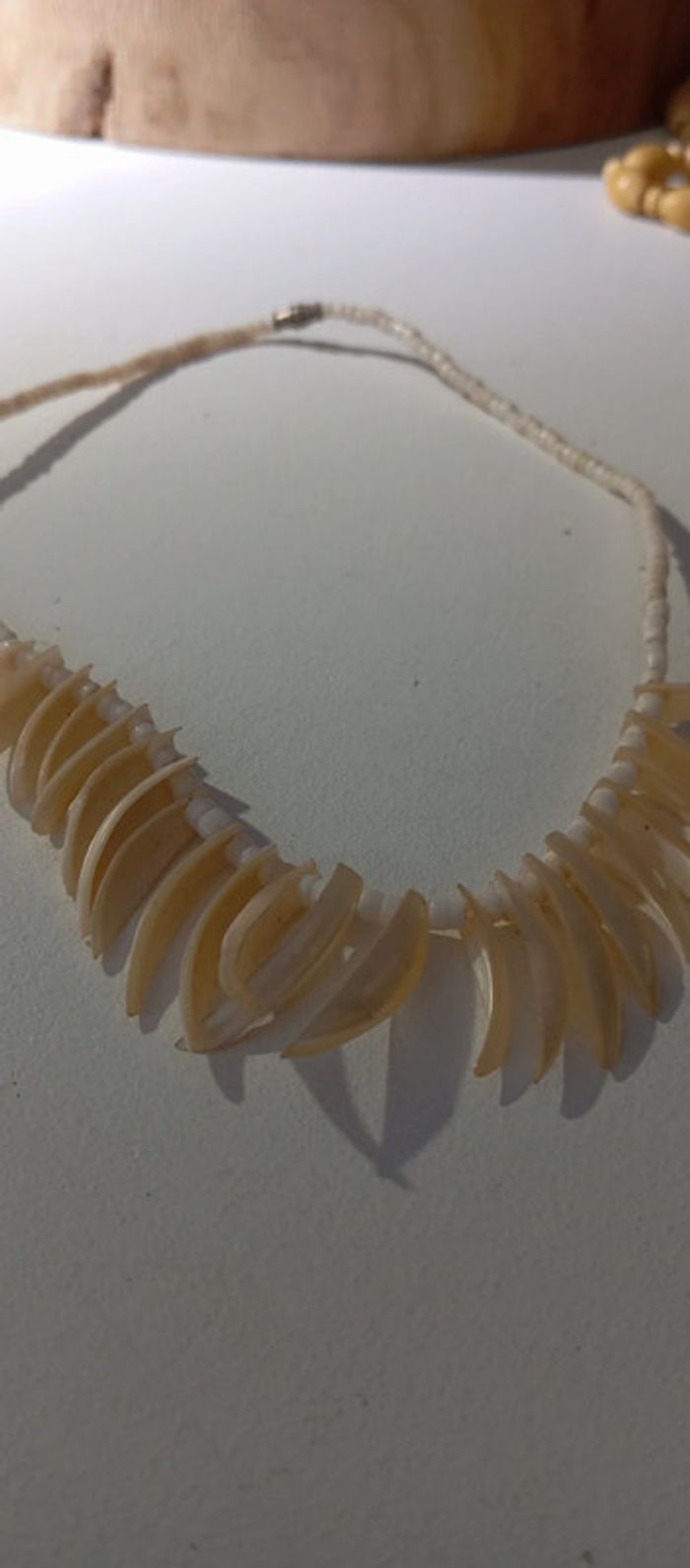 Collier pointes de nacre vintage - photo numéro 3