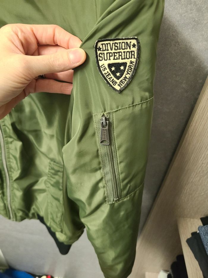 Veste 12 ans kaki neuve sans étiquette - photo numéro 4