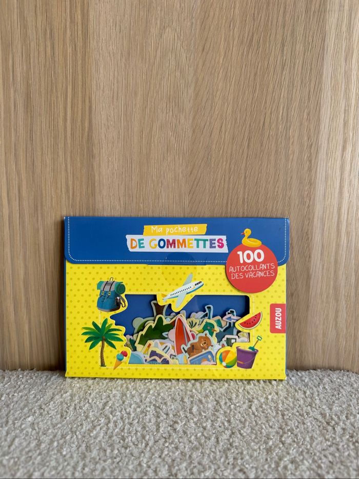 Pochette autocollants les vacances