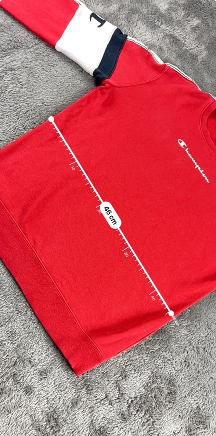 Pull Sweat Rouge Champion – Taille XS - photo numéro 4
