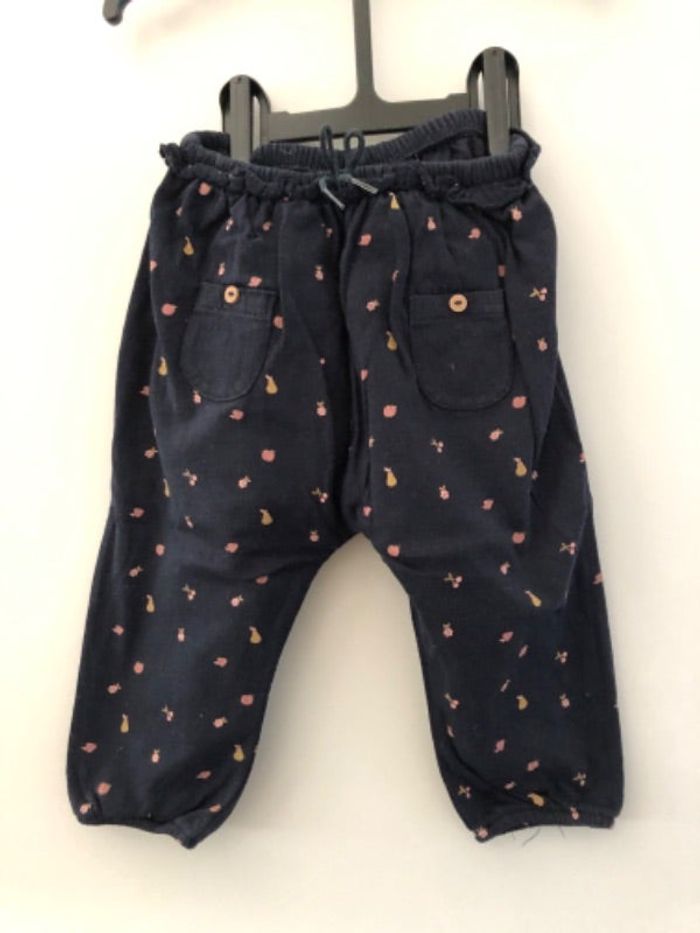 Pantalon molletonnée à motif