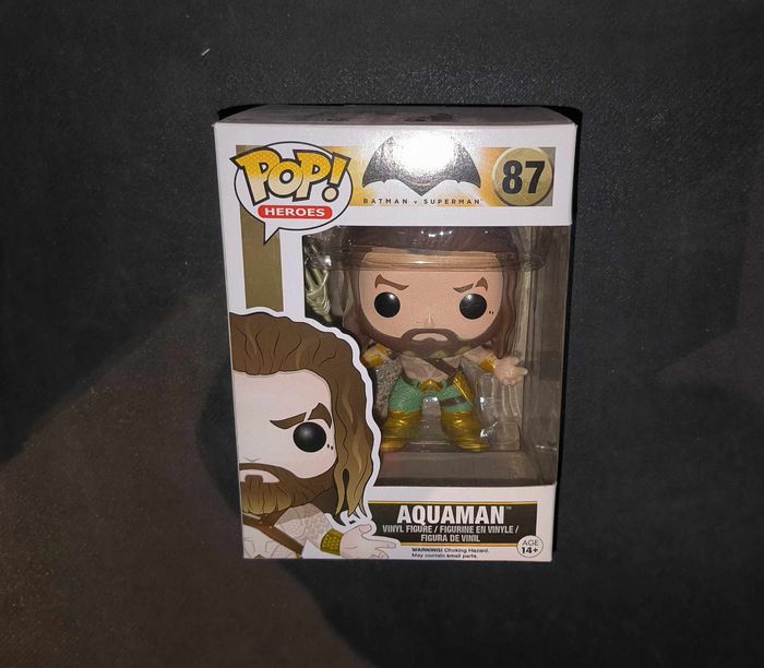 Figurine Funko Pop / Aquaman 87 / Batman Vs Superman / Dc Comics