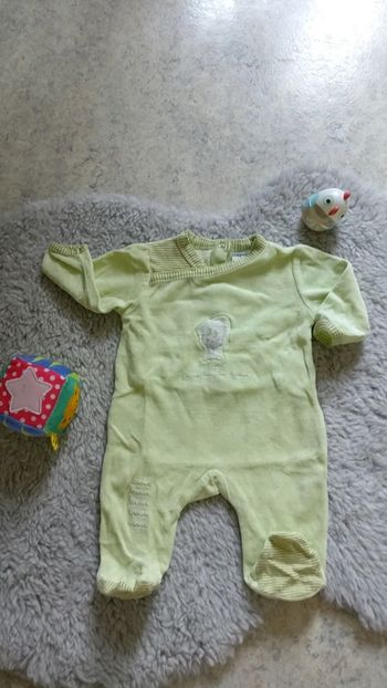 Pyjama Calimero vert taille 3 mois