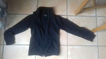 veste noire sport zippé