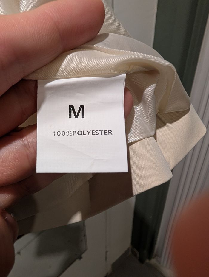 Trench court léger blanc crème taille M neuf - photo numéro 6