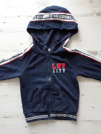 Gilet zippé bleu 5 ans Orchestra