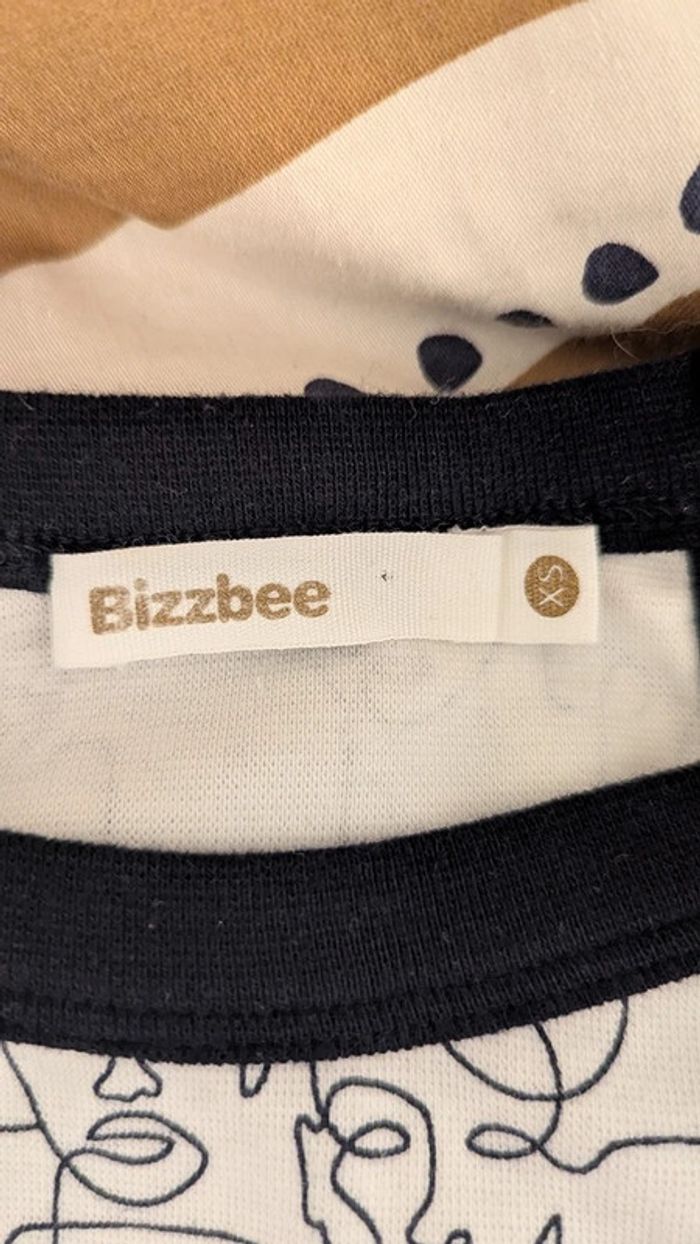 haut et t-shirt Bizzbee blanc taille XS - photo numéro 3