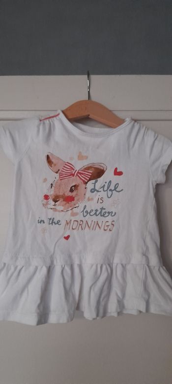 tee shirt lapin18 mois