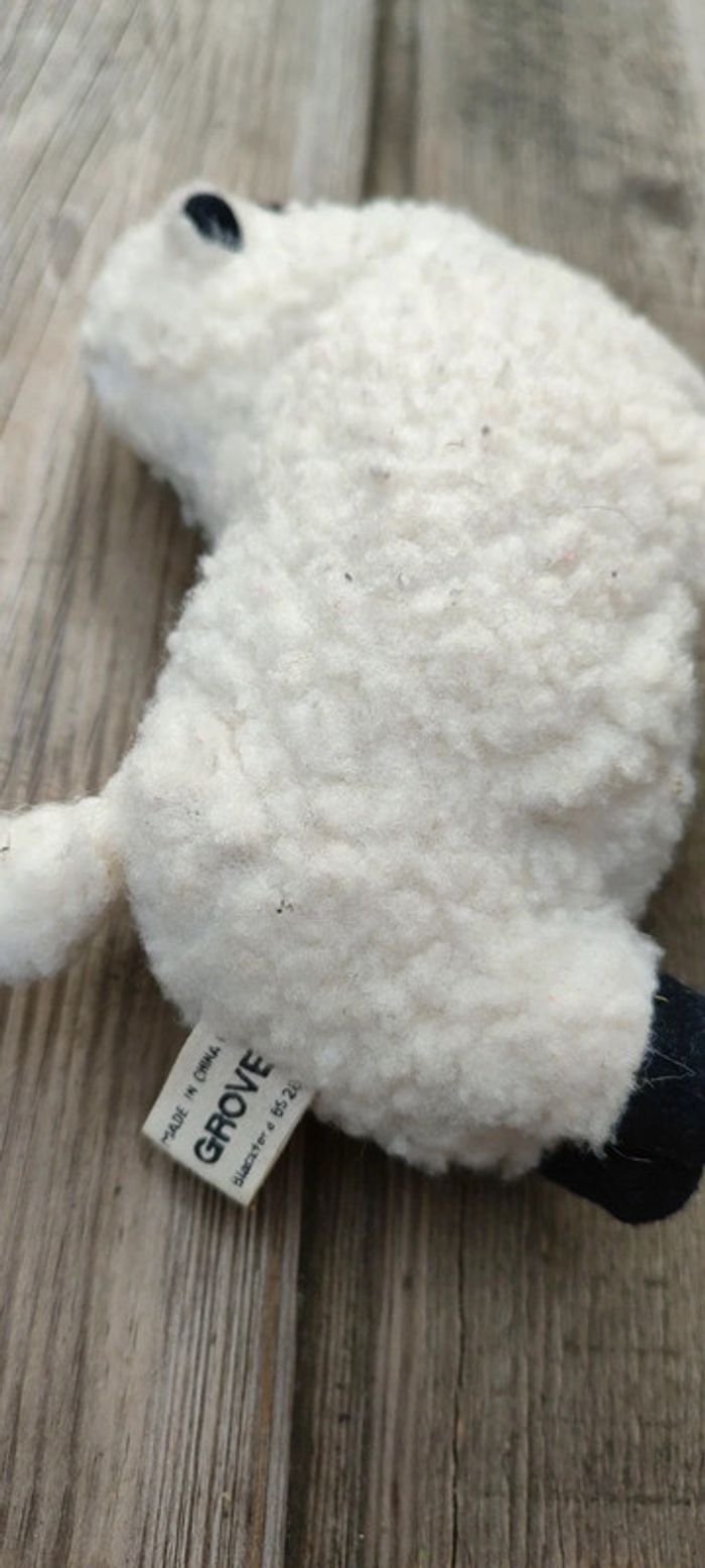 Peluche doudou teddy plush Bear mouton grove ewe sheep blackfort vintage - photo numéro 4