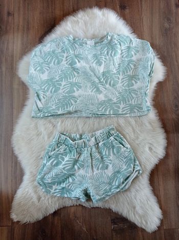 Ensemble Zara 🌴 8 ans été short + haut tropical