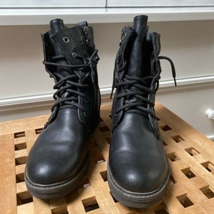 Bottes bottines boots fourrées peu portées 37 Tamaris - photo numéro 4
