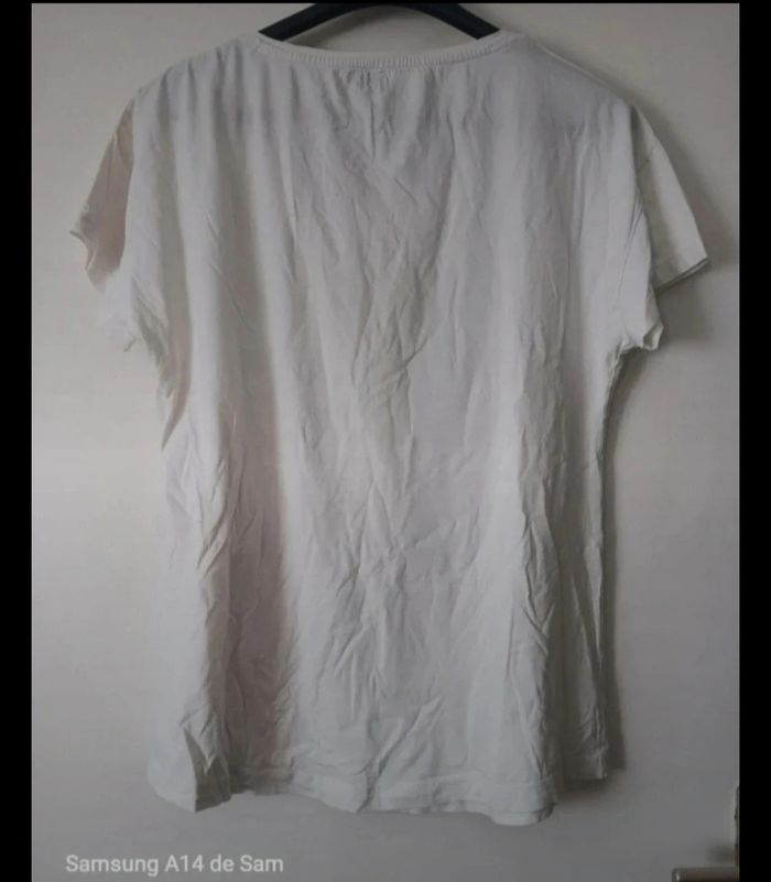 T-shirt in extenso blanc taille L - photo numéro 2
