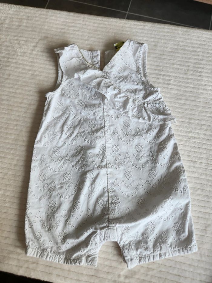 Combi short brodé