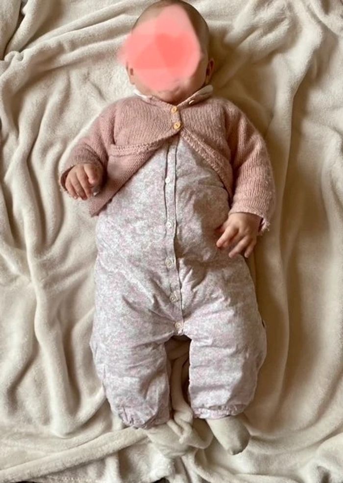 Gilet laine et alpaga rose 6mois Bonton - photo numéro 6