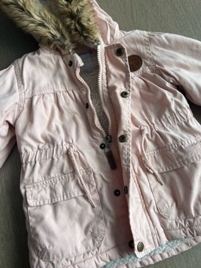 Manteau fille rose - photo numéro 2