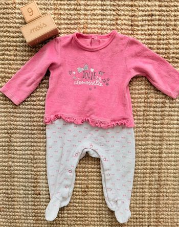 Pyjama velours Pat et Ripaton 9mois / 71cm