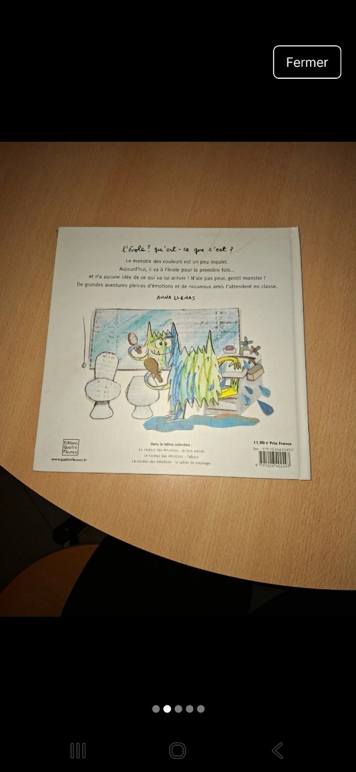 Le monstre des couleurs va à l'école - photo numéro 2