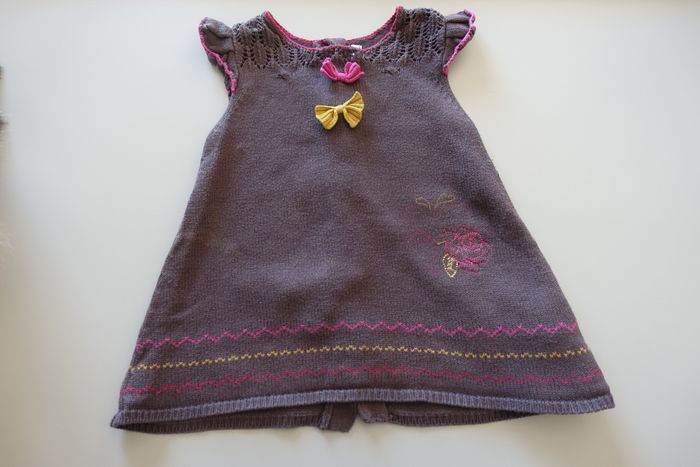 Robe-pull bébé fille 12 mois