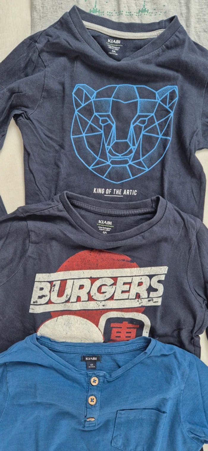 Lot de 5 t-shirts manches longues 6 ans - photo numéro 6