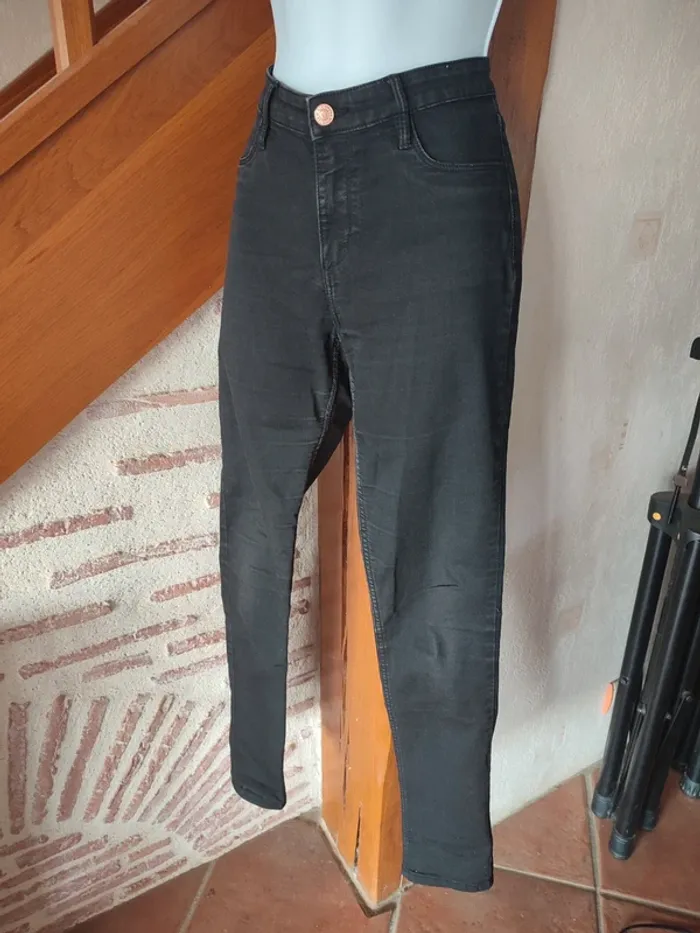 Jean slim noir Denim - photo numéro 2
