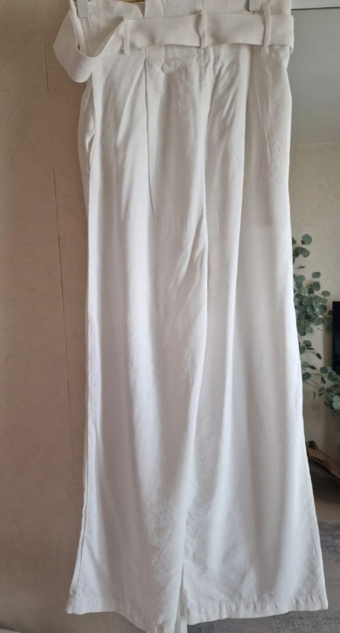 Pantalon blanc Ikoone&bianca - photo numéro 2
