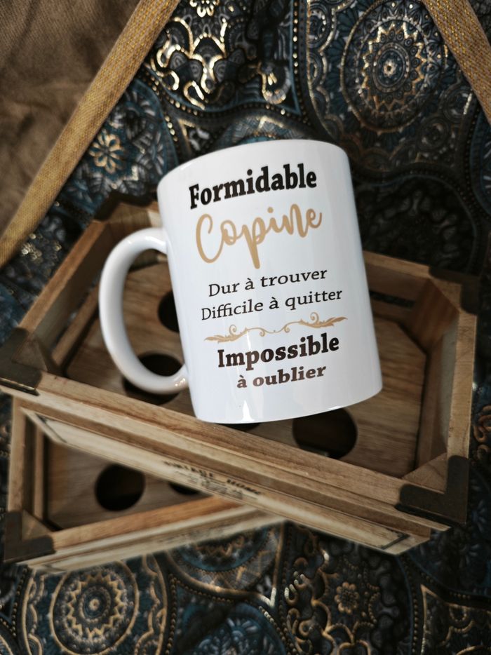 Tasse Idée Cadeau Amitié - Formidable Copine - photo numéro 2