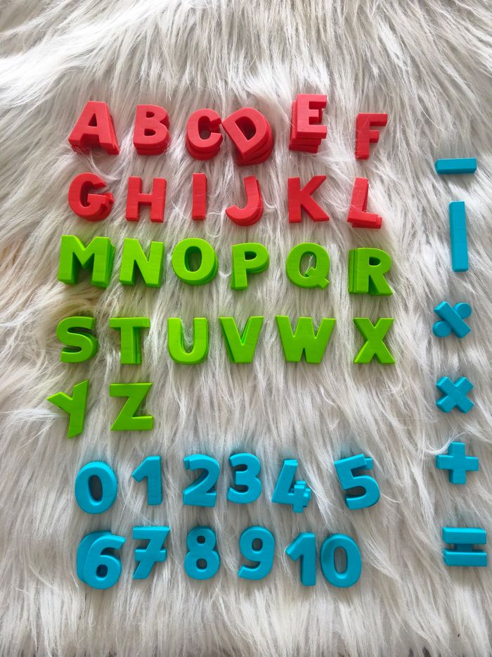 Lot lettres magnétiques - photo numéro 2