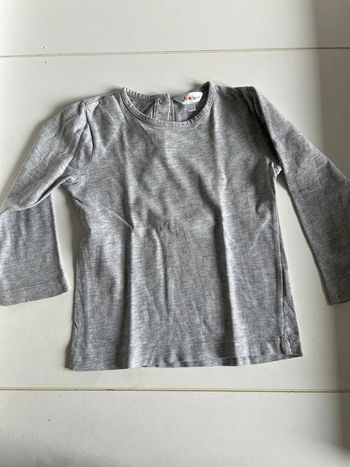 T-shirt gris 24 mois