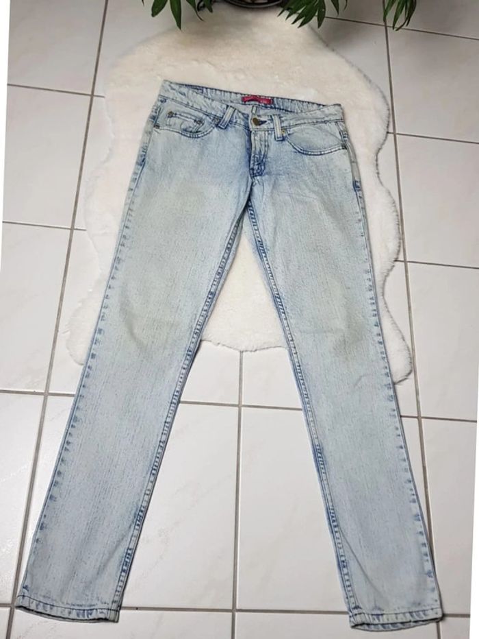 Jean Levi's 524 Too Superlow Skinny Bleu Clair - photo numéro 2