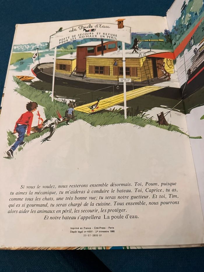 1966 Grands albums Hachette Fanfan et sa péniche livre bd ancien vintage - photo numéro 3