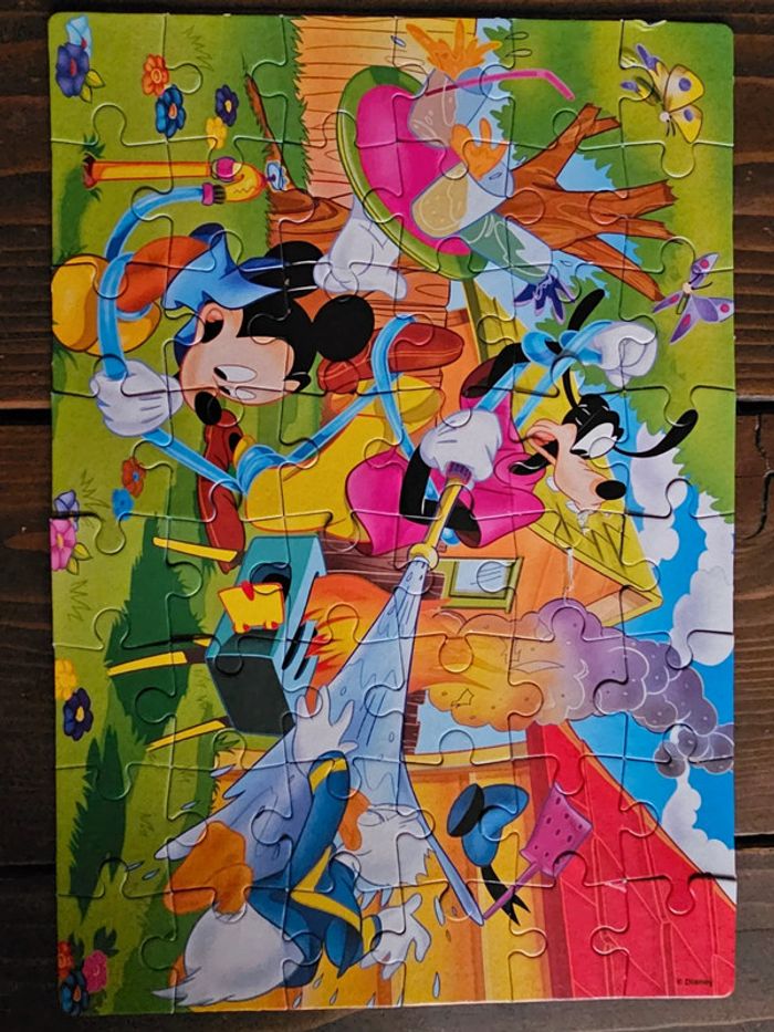 3 puzzles mickey et ses amis disney - photo numéro 3