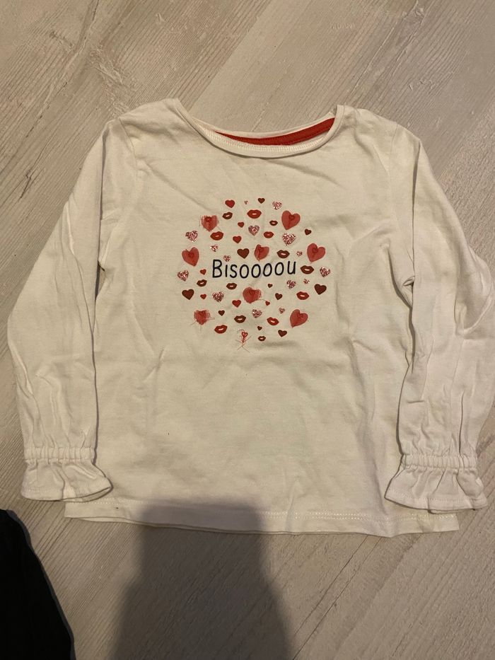 Tee short manches longues vertbaudet