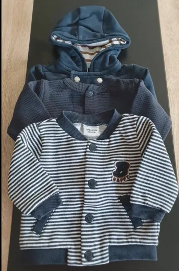 Lot de 3 vestes/gilets 3 mois