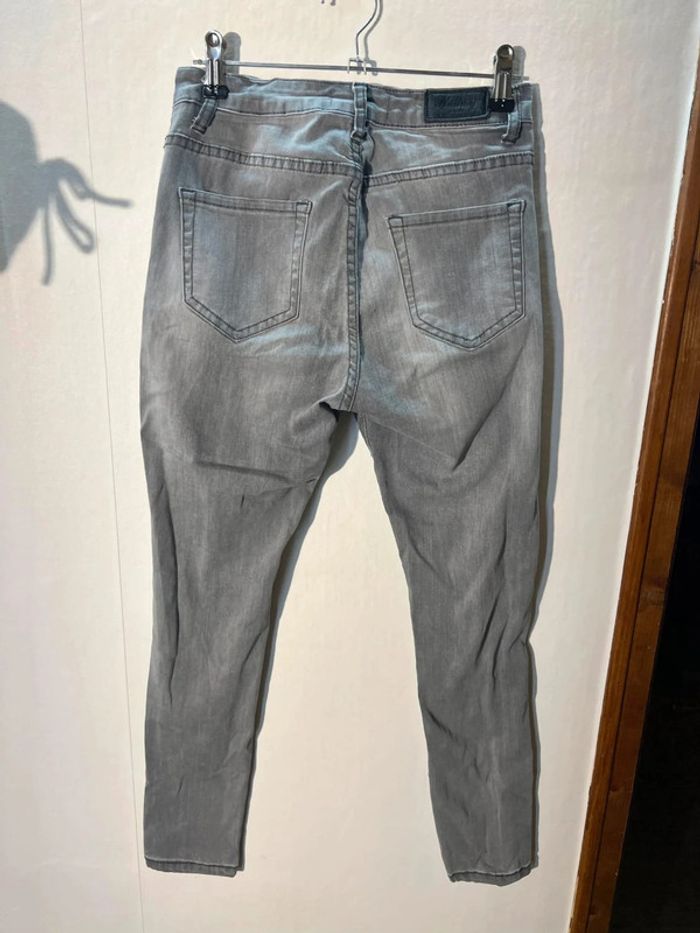 Jean gris NAUMY - Taille 34 - Parfait État. - photo numéro 3
