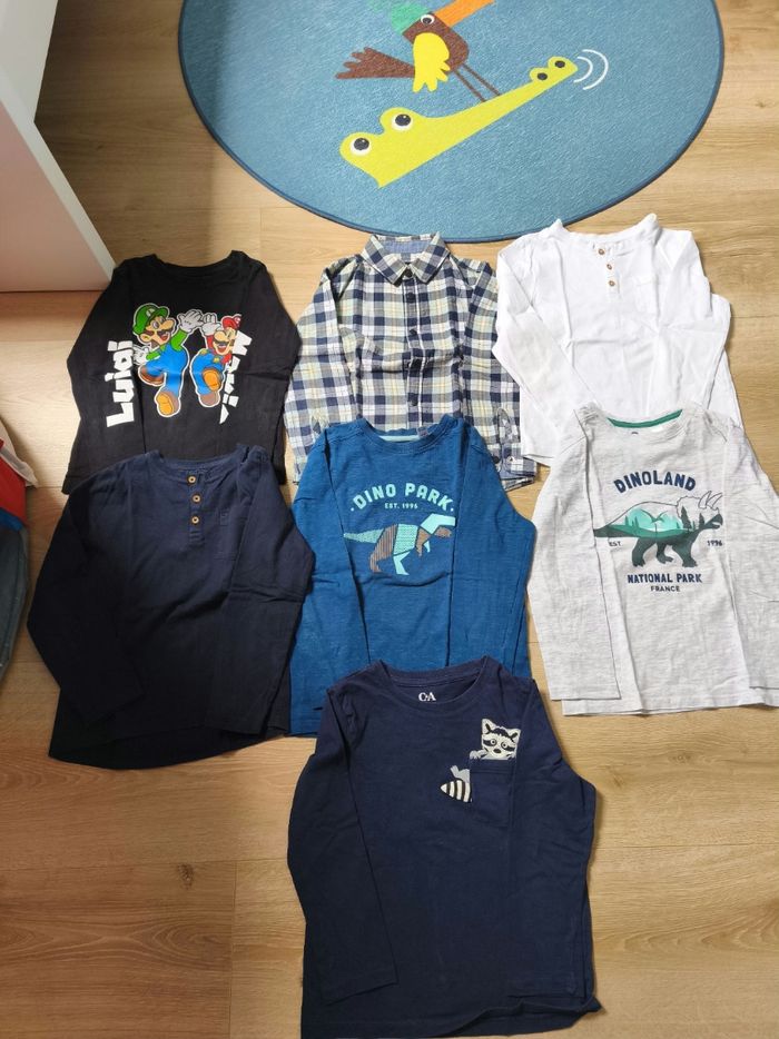 Lot tee shirt manches longues