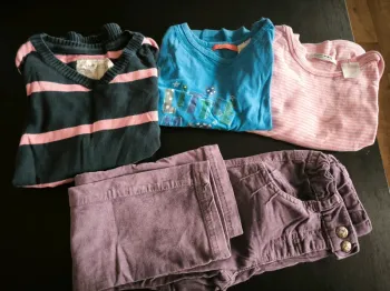 Lot vêtements fille 4 ans