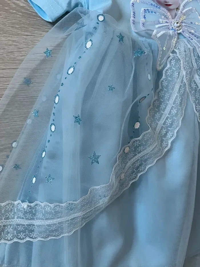 Sublime Robe Frozen 4-5 ans - photo numéro 5